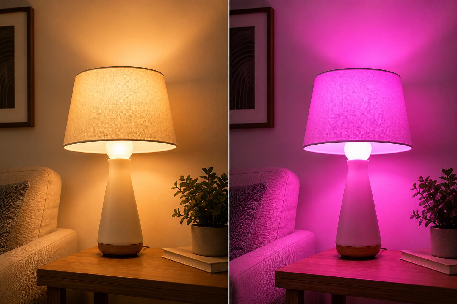 Úspora energie LED žárovky RGBW E27 s dlouhou životností 25000 hodin